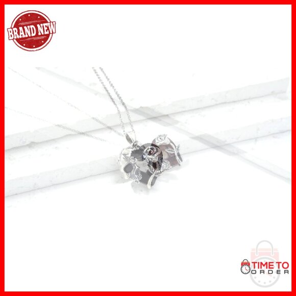 Sterling Silver Skull Pendant Necklace Gothic Jewelry Adjustable Chain Retro - Picture 7 of 7